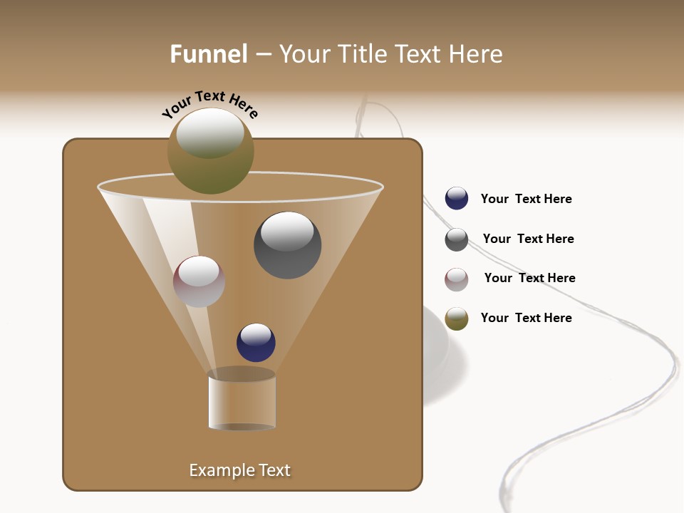 Black Needle Isolated PowerPoint Template