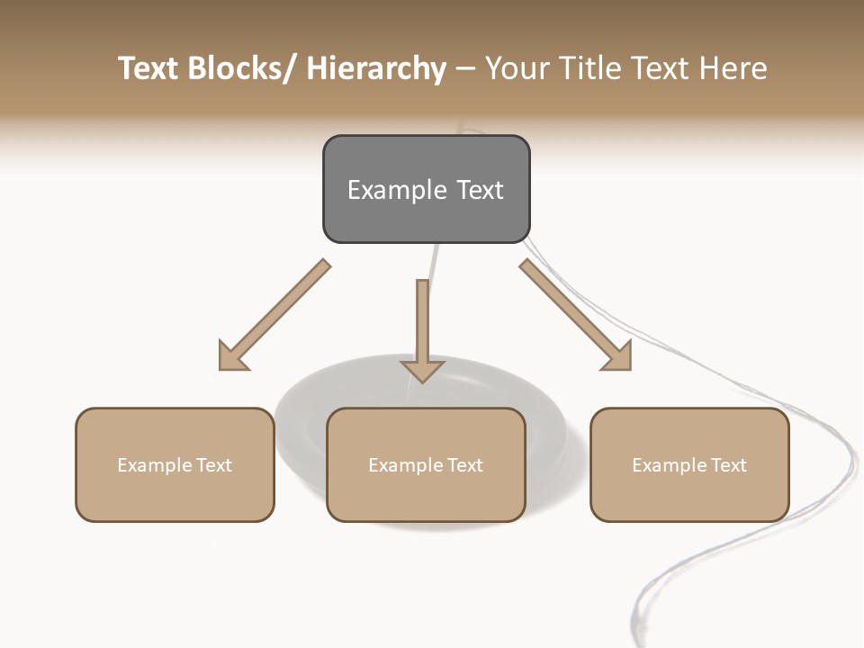 Black Needle Isolated PowerPoint Template