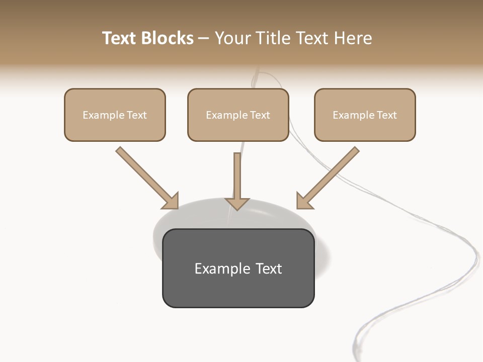 Black Needle Isolated PowerPoint Template