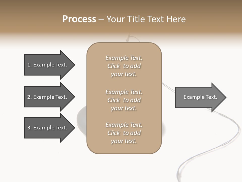 Black Needle Isolated PowerPoint Template