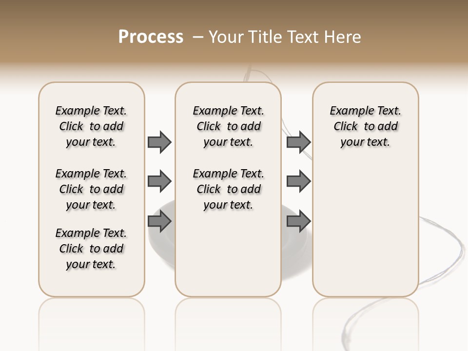 Black Needle Isolated PowerPoint Template