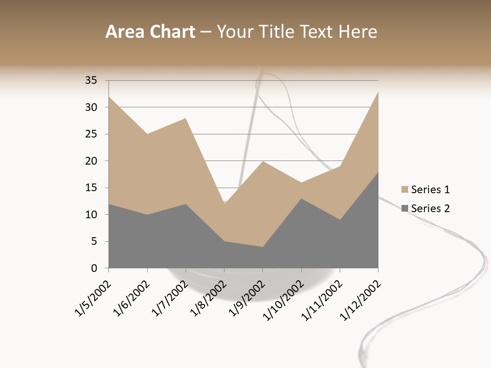 Black Needle Isolated PowerPoint Template