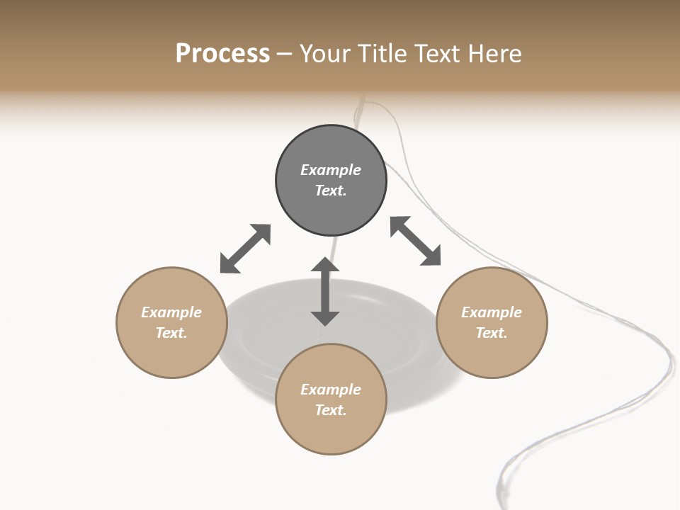 Black Needle Isolated PowerPoint Template