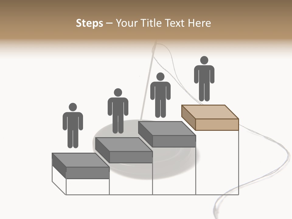 Black Needle Isolated PowerPoint Template