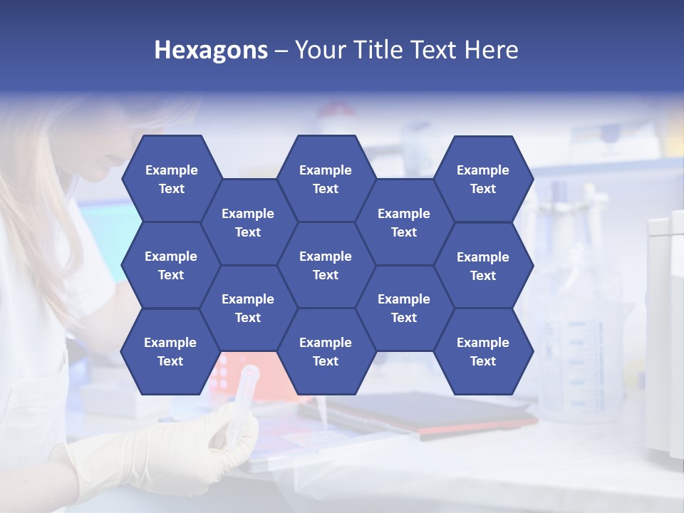 Work Girl Science PowerPoint Template