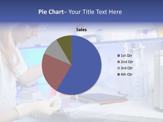 Work Girl Science PowerPoint Template