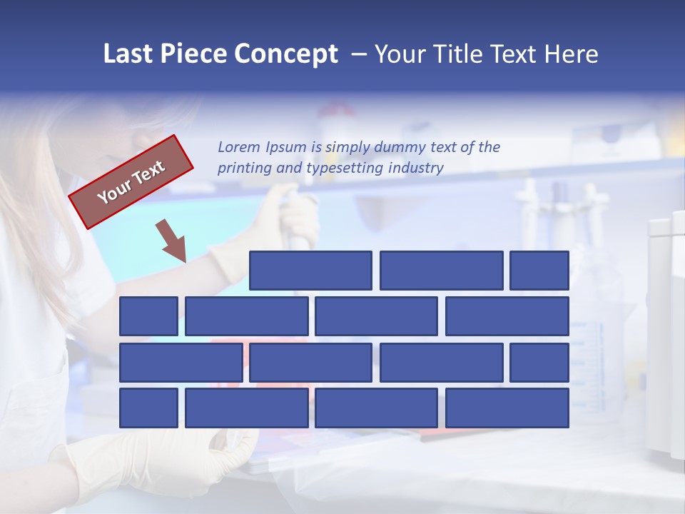 Work Girl Science PowerPoint Template