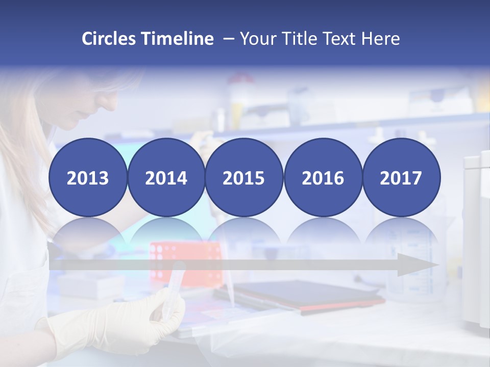 Work Girl Science PowerPoint Template