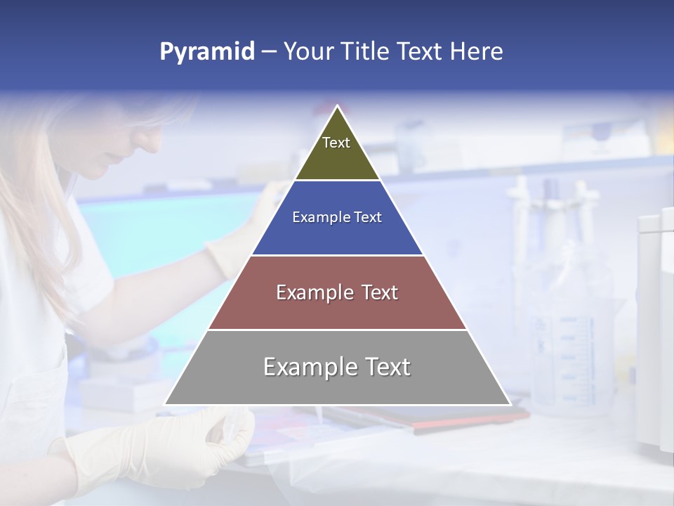 Work Girl Science PowerPoint Template