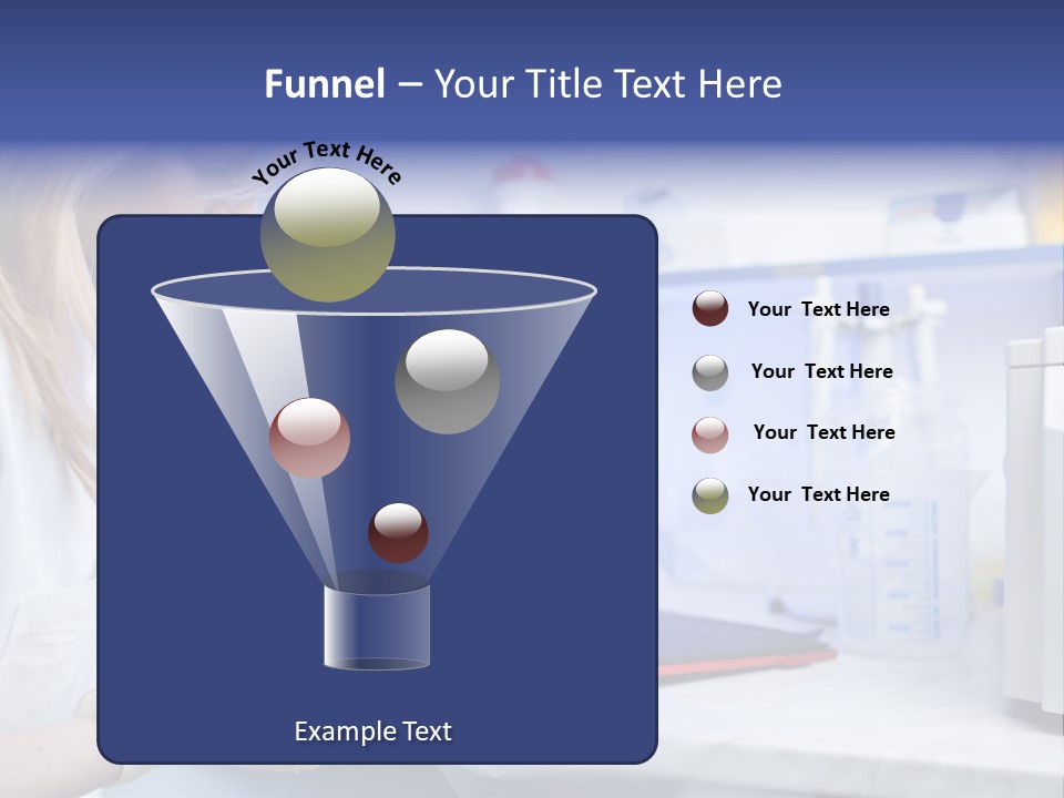 Work Girl Science PowerPoint Template