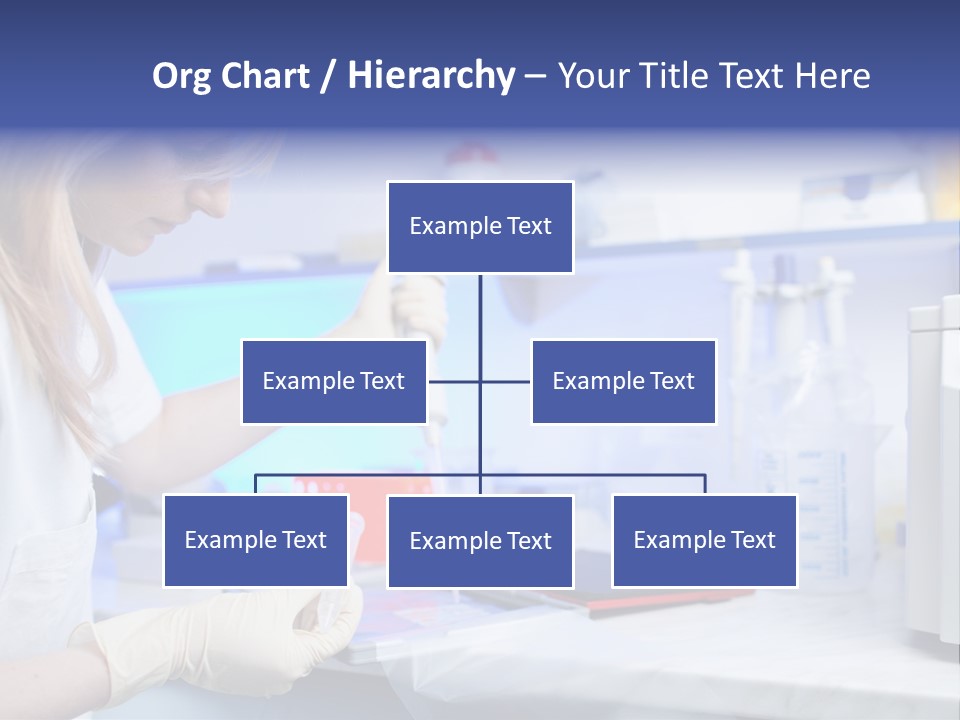 Work Girl Science PowerPoint Template