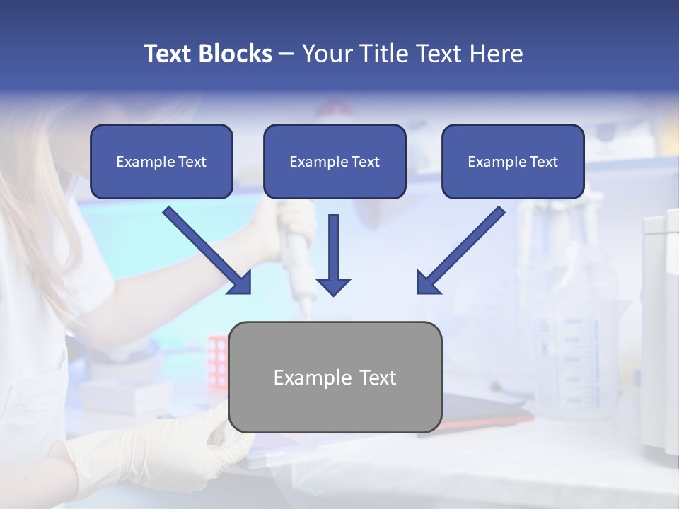 Work Girl Science PowerPoint Template