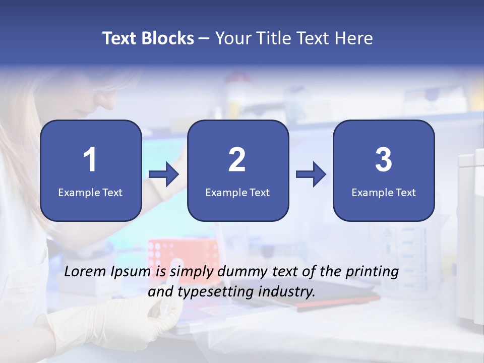 Work Girl Science PowerPoint Template
