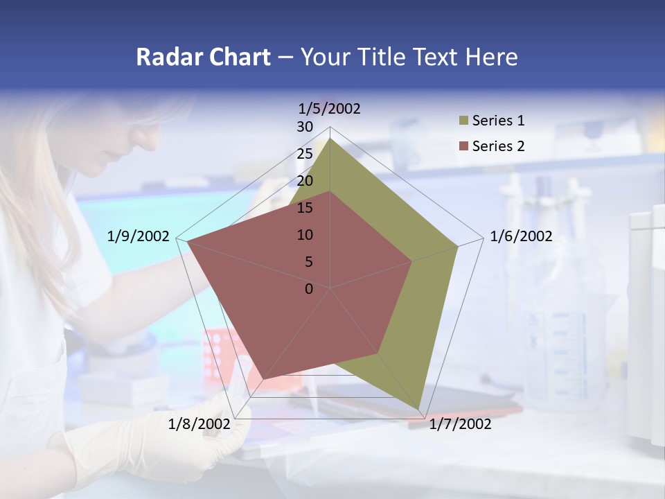 Work Girl Science PowerPoint Template