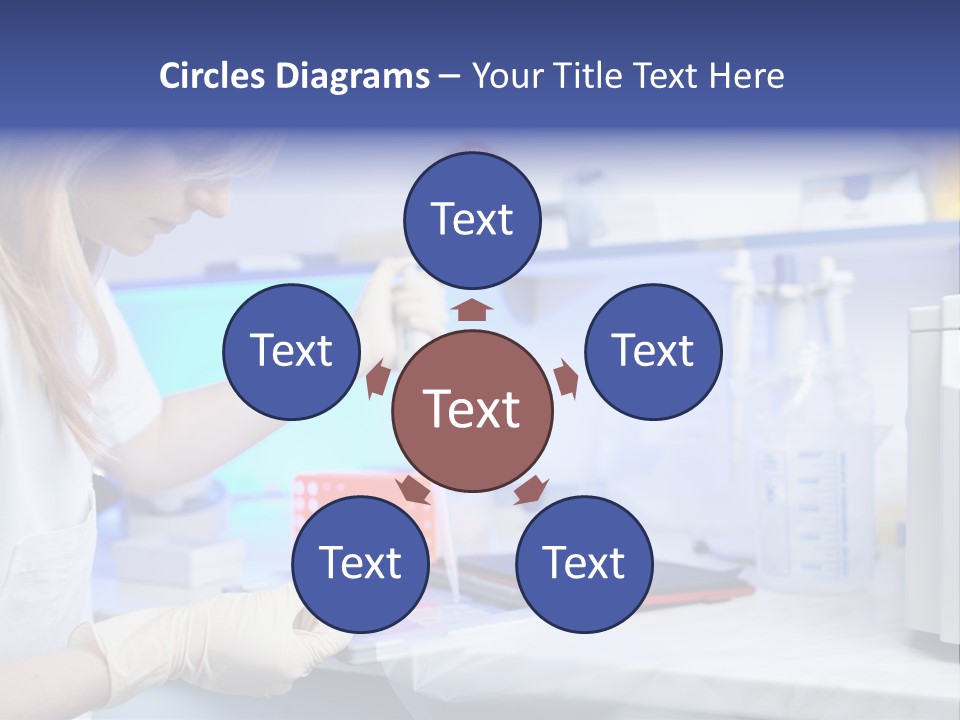 Work Girl Science PowerPoint Template