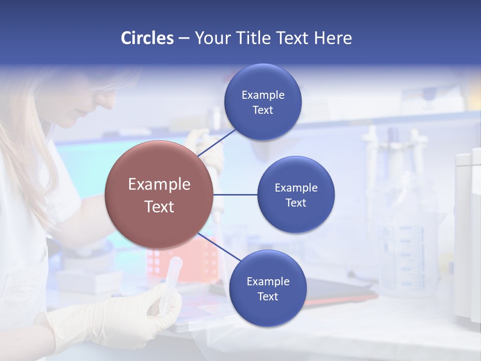 Work Girl Science PowerPoint Template