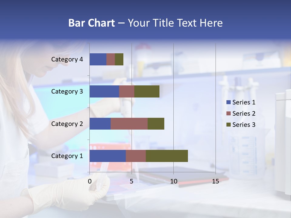 Work Girl Science PowerPoint Template