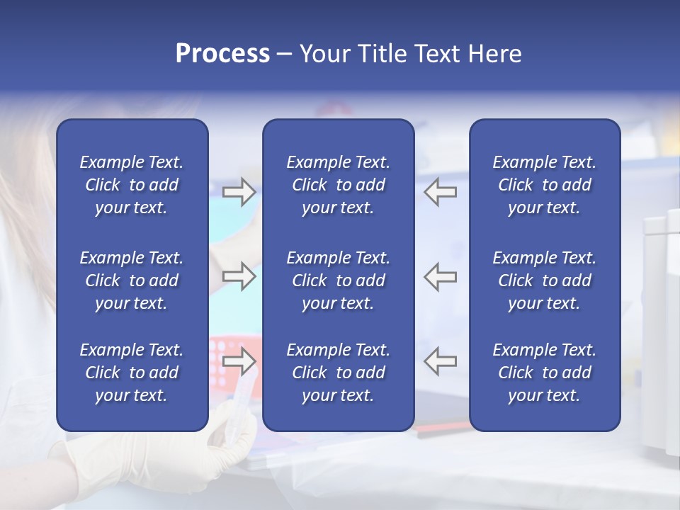 Work Girl Science PowerPoint Template
