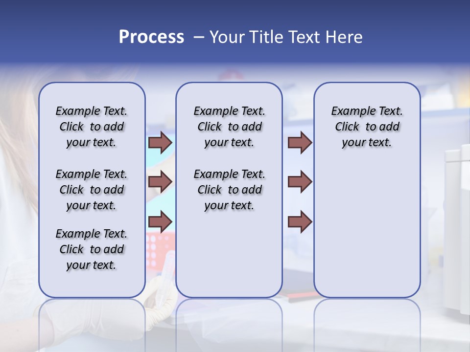 Work Girl Science PowerPoint Template