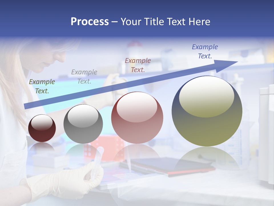 Work Girl Science PowerPoint Template