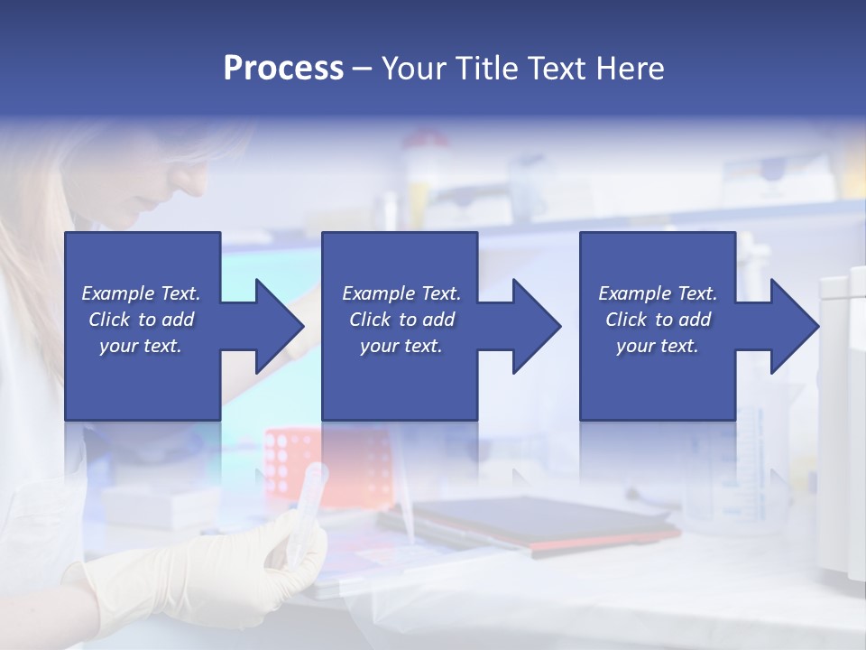 Work Girl Science PowerPoint Template