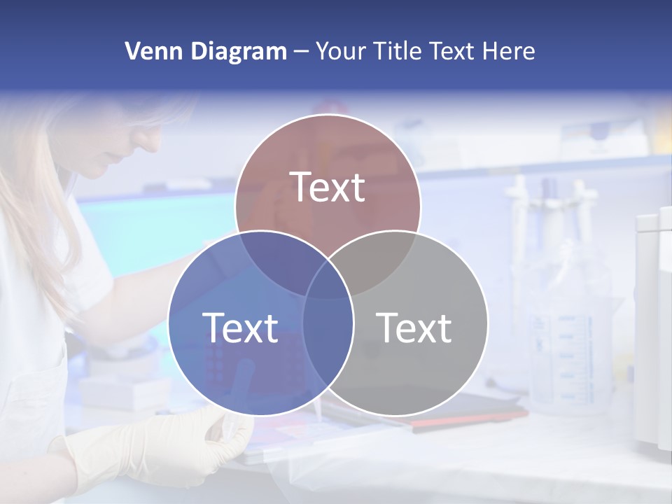 Work Girl Science PowerPoint Template