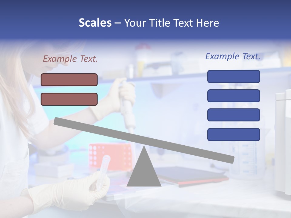 Work Girl Science PowerPoint Template