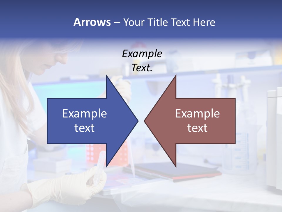 Work Girl Science PowerPoint Template