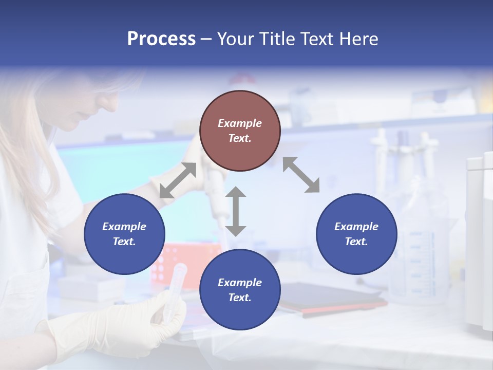 Work Girl Science PowerPoint Template