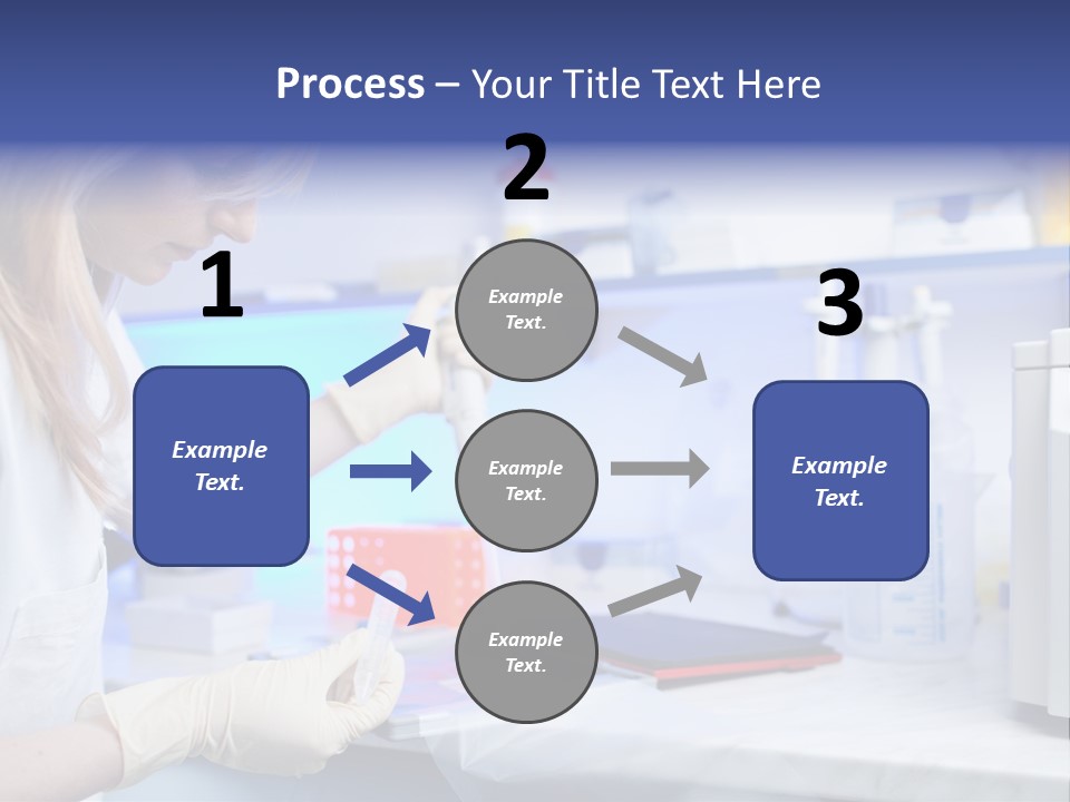 Work Girl Science PowerPoint Template