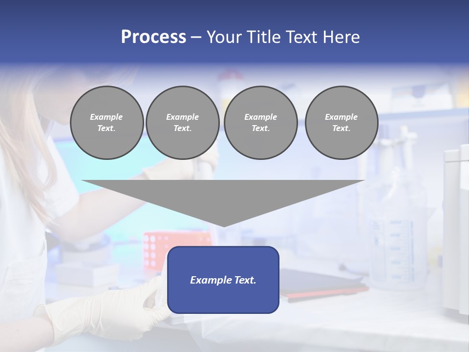Work Girl Science PowerPoint Template
