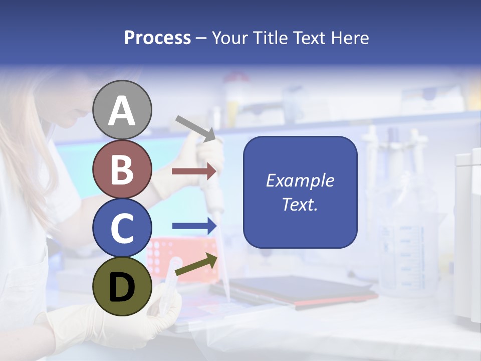 Work Girl Science PowerPoint Template