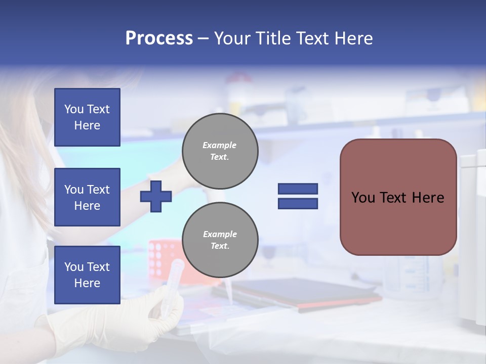 Work Girl Science PowerPoint Template