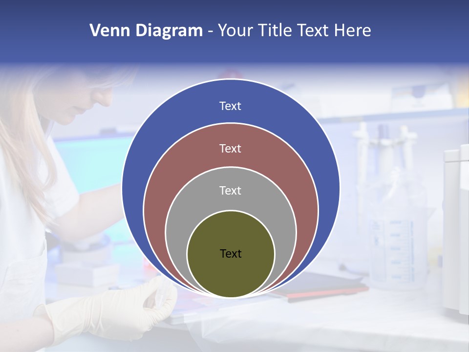 Work Girl Science PowerPoint Template