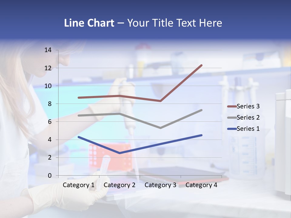 Work Girl Science PowerPoint Template