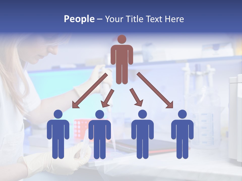 Work Girl Science PowerPoint Template