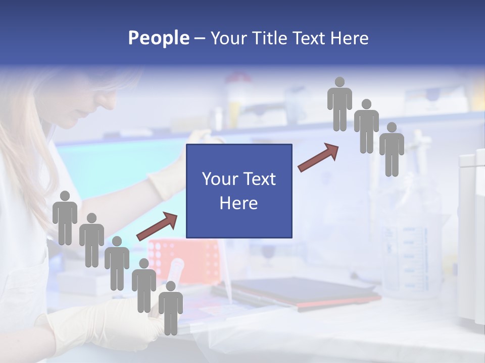 Work Girl Science PowerPoint Template