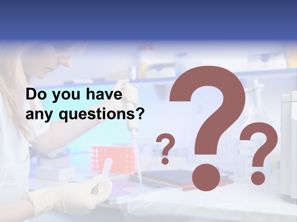 Work Girl Science PowerPoint Template