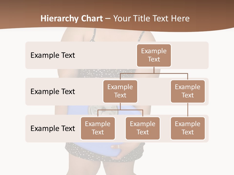 Female Nightie Overweight PowerPoint Template