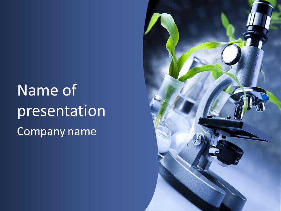 Scientific Nature Biochemistry PowerPoint Template