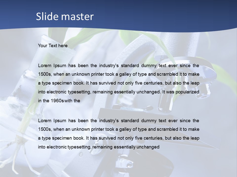 Scientific Nature Biochemistry PowerPoint Template