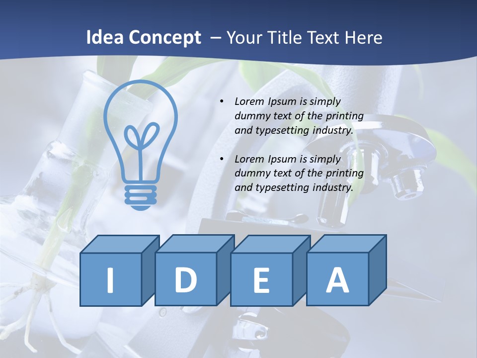 Scientific Nature Biochemistry PowerPoint Template
