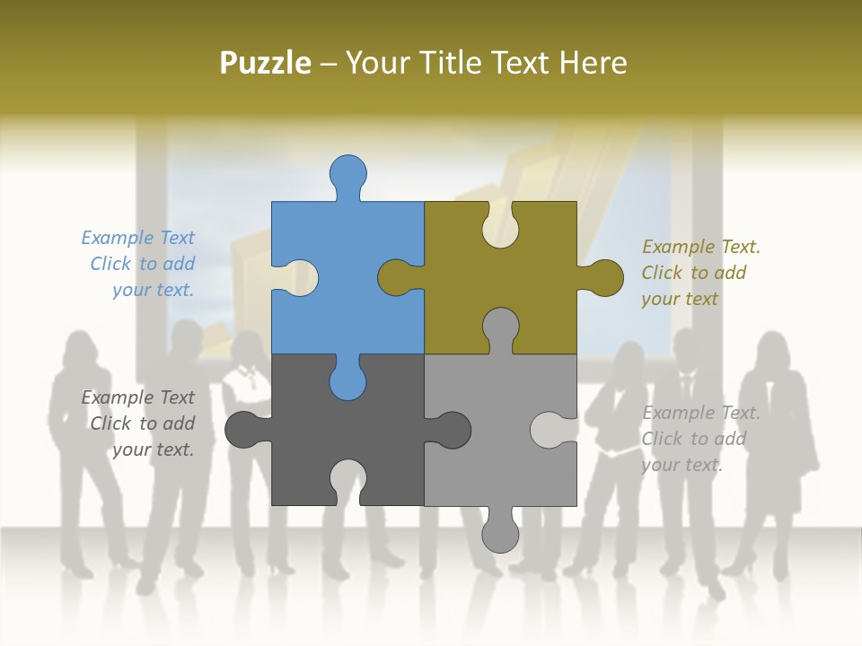 Team Company Itting PowerPoint Template