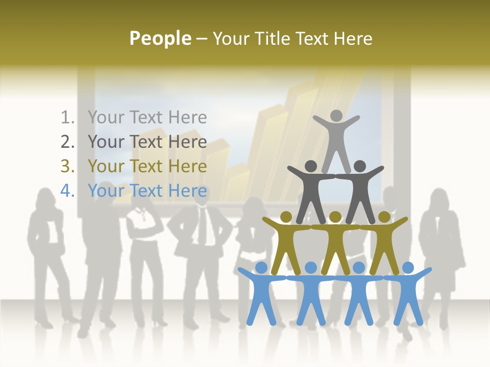 Team Company Itting PowerPoint Template