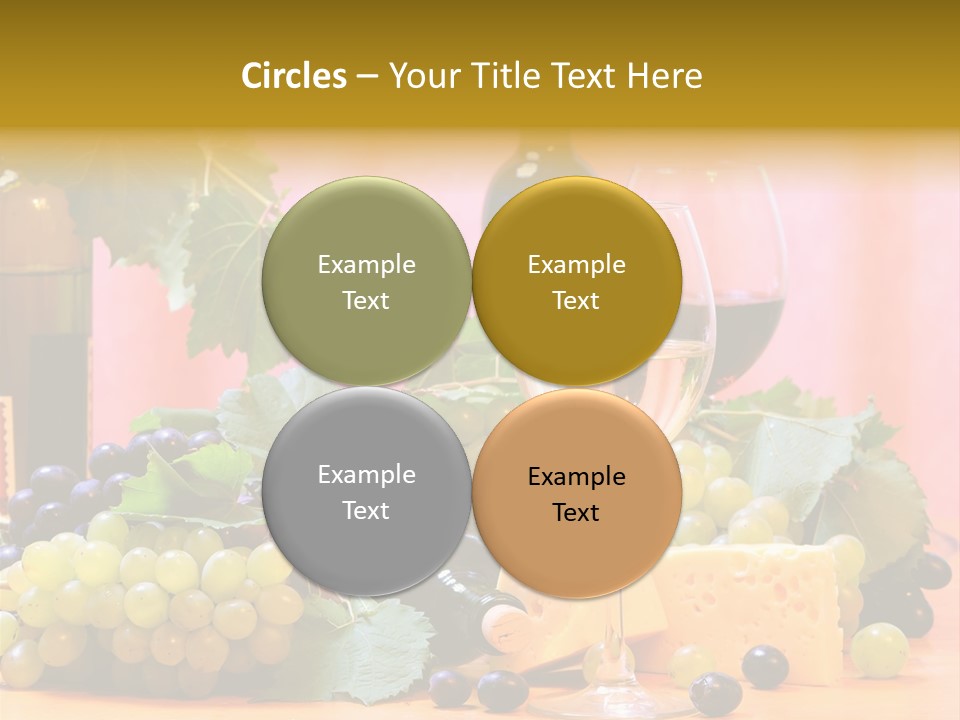 Food Still Life Wine PowerPoint Template