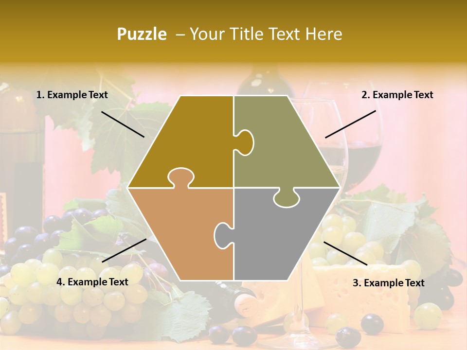 Food Still Life Wine PowerPoint Template