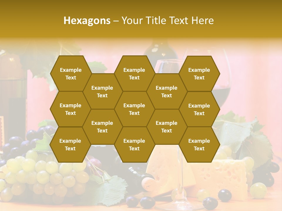 Food Still Life Wine PowerPoint Template