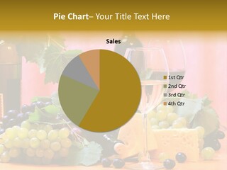 Food Still Life Wine PowerPoint Template