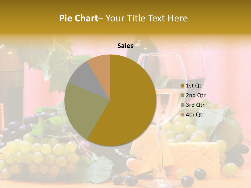 Food Still Life Wine PowerPoint Template