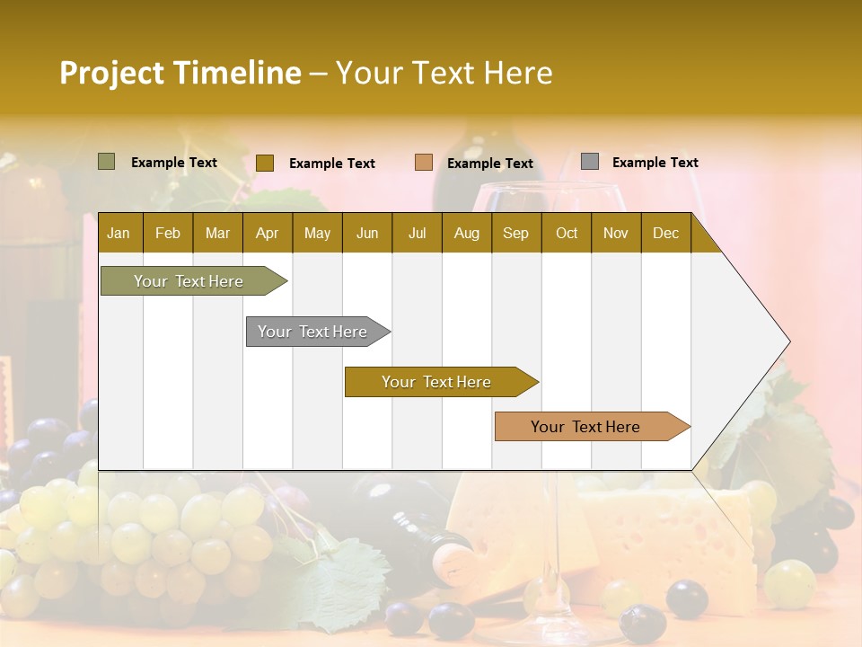 Food Still Life Wine PowerPoint Template